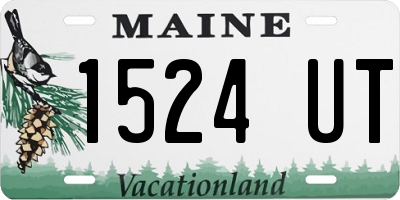 ME license plate 1524UT