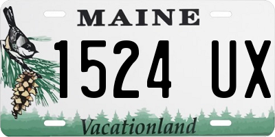 ME license plate 1524UX