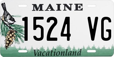 ME license plate 1524VG