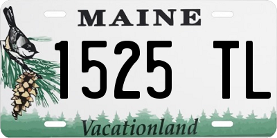 ME license plate 1525TL