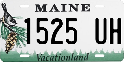 ME license plate 1525UH