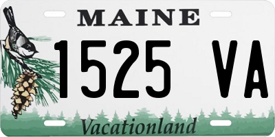 ME license plate 1525VA