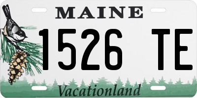 ME license plate 1526TE