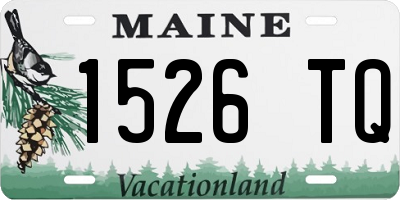 ME license plate 1526TQ