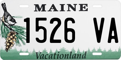 ME license plate 1526VA