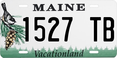 ME license plate 1527TB