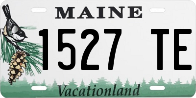 ME license plate 1527TE