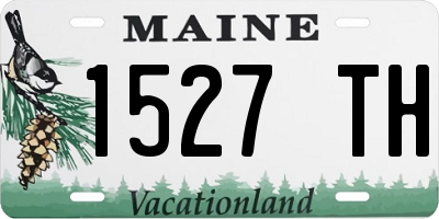 ME license plate 1527TH