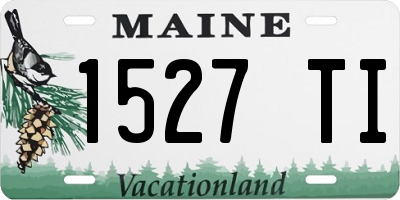 ME license plate 1527TI