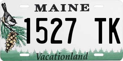 ME license plate 1527TK