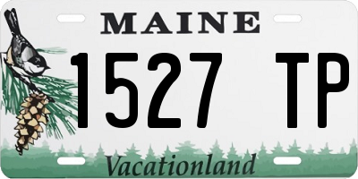 ME license plate 1527TP