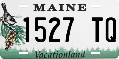 ME license plate 1527TQ