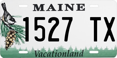 ME license plate 1527TX