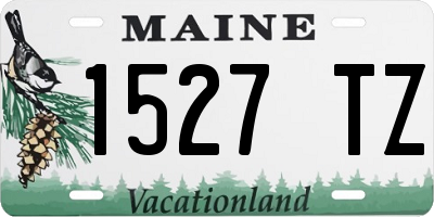 ME license plate 1527TZ