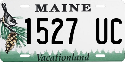 ME license plate 1527UC