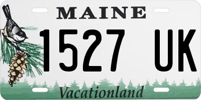 ME license plate 1527UK