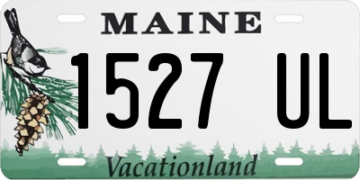 ME license plate 1527UL