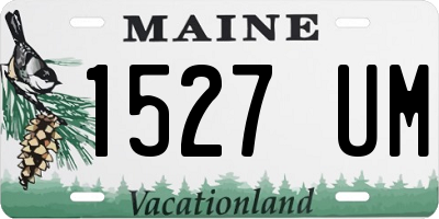 ME license plate 1527UM