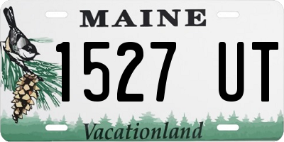 ME license plate 1527UT