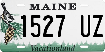 ME license plate 1527UZ