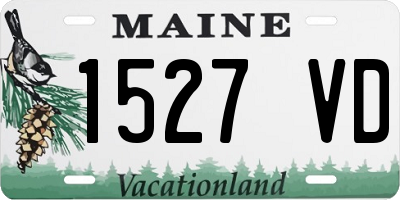ME license plate 1527VD