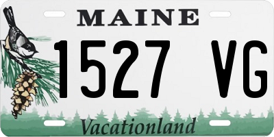 ME license plate 1527VG