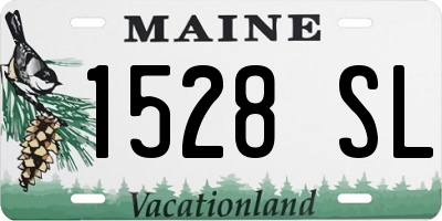 ME license plate 1528SL