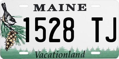 ME license plate 1528TJ