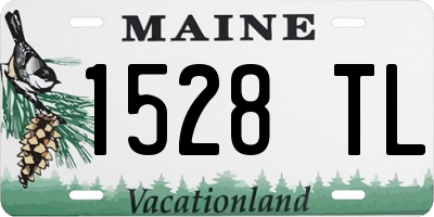 ME license plate 1528TL