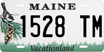 ME license plate 1528TM