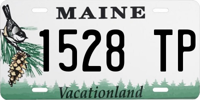ME license plate 1528TP