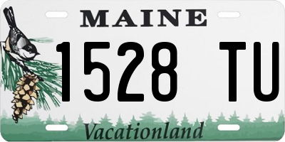 ME license plate 1528TU