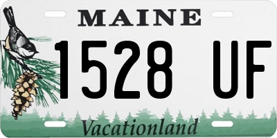 ME license plate 1528UF