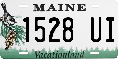 ME license plate 1528UI