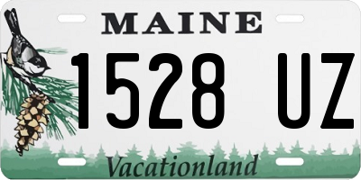 ME license plate 1528UZ