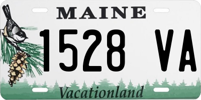ME license plate 1528VA
