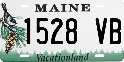 ME license plate 1528VB