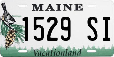 ME license plate 1529SI
