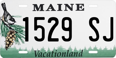 ME license plate 1529SJ