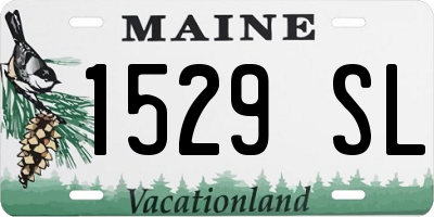 ME license plate 1529SL