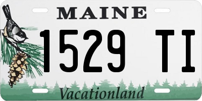 ME license plate 1529TI