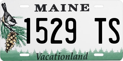 ME license plate 1529TS