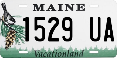 ME license plate 1529UA
