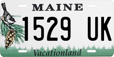 ME license plate 1529UK