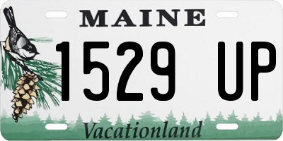 ME license plate 1529UP