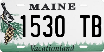 ME license plate 1530TB