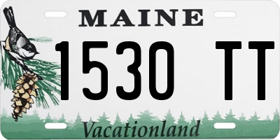 ME license plate 1530TT