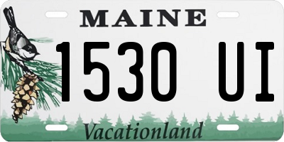 ME license plate 1530UI