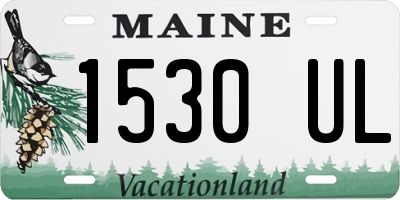 ME license plate 1530UL