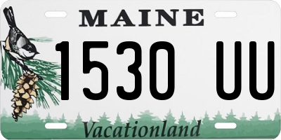 ME license plate 1530UU